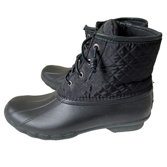 Sperry | Saltwater Nylon Quilted Duck Boots - Picture 2 of 13